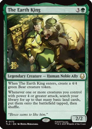 The Earth King (PRE-172) - Prerelease Cards Foil-1