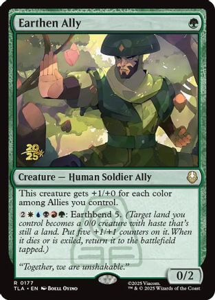 Earthen Ally [Avatar: The Last Airbender Prerelease Cards]-1