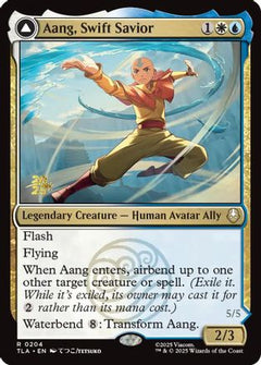 Aang, Swift Savior [Avatar: The Last Airbender Prerelease Cards]-1