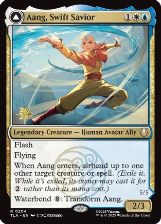 Aang, Swift Savior [Avatar: The Last Airbender Prerelease Cards]-1
