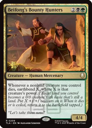 Beifong's Bounty Hunters [Avatar: The Last Airbender Prerelease Cards]-1