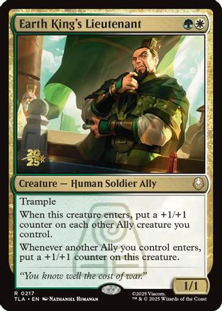 Earth King's Lieutenant [Avatar: The Last Airbender Prerelease Cards]-1