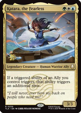 Katara, the Fearless [Avatar: The Last Airbender Prerelease Cards]-1