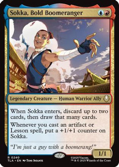 Sokka, Bold Boomeranger [Avatar: The Last Airbender Prerelease Cards]-1