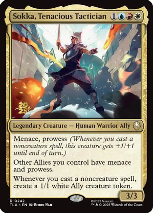 Sokka, Tenacious Tactician [Avatar: The Last Airbender Prerelease Cards]-1