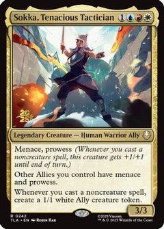 Sokka, Tenacious Tactician (PRE-242) - Prerelease Cards Foil-1
