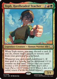 Toph, Hardheaded Teacher (PRE-246) - Prerelease Cards Foil-1