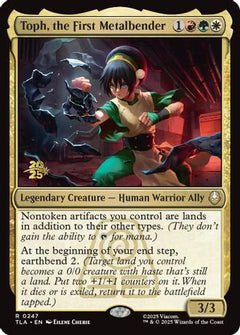 Toph, the First Metalbender (PRE-247) - Prerelease Cards Foil-1