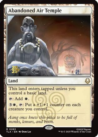 Abandoned Air Temple [Avatar: The Last Airbender Prerelease Cards]-1