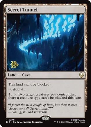Secret Tunnel [Avatar: The Last Airbender Prerelease Cards]-1