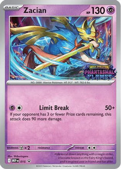 Zacian (Prerelease) 015  - Holofoil ME Mega Evolution Promo - Promo-1