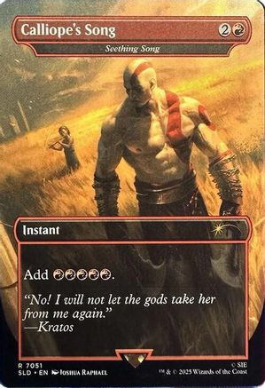 Calliope's Song - Seething Song (SLD-7051) - Secret Lair Drop Series Foil-1