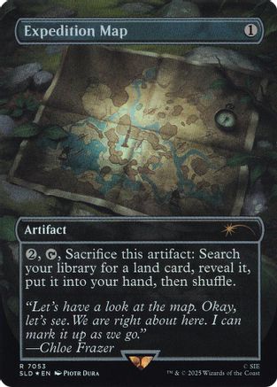 Expedition Map (Rainbow Foil) (SLD-7053) - Secret Lair Drop Series Foil-1