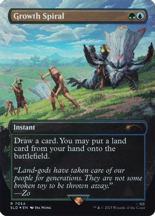 Growth Spiral (Rainbow Foil) (SLD-7054) - Secret Lair Drop Series Foil-1