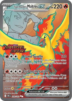 Team Rocket's Moltres ex (208/182) (Destined Rivals Stamp) [Miscellaneous Cards]-1