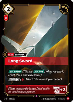Long Sword (022/221) - Spiritforged Foil-1