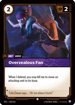Overzealous Fan (128/221) - Spiritforged-1