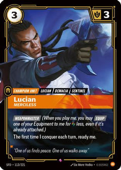 Lucian - Merciless (113/221) - Spiritforged Foil-1