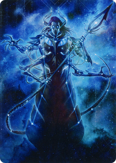 Heliod, the Warped Eclipse // Heliod, the Warped Eclipse (AMOM-060) - March of the Machine Art Series (Borderless)-1