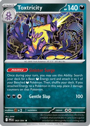 Toxtricity (068/094) (Theme Deck Exclusive) [Mega Evolution: Phantasmal Flames]-1