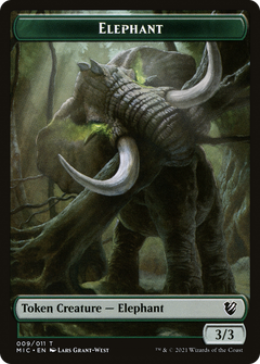 Elephant (TMIC-009) - Midnight Hunt Commander Tokens-1