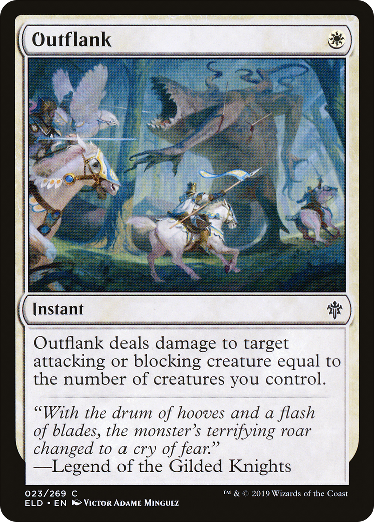 Outflank [Throne of Eldraine]-1