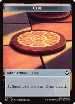 Ally (0006) // Clue (0017) Double-Sided Token [Avatar: The Last Airbender Tokens]-2