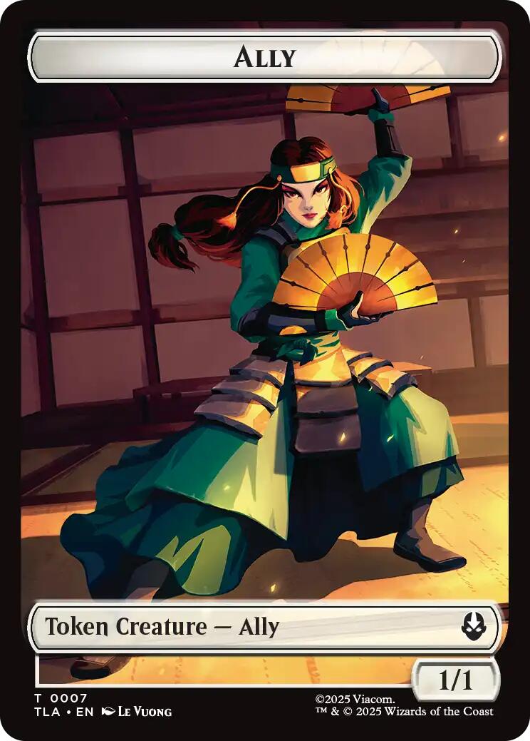 Ally (0007) // Clue (0018) Double-Sided Token [Avatar: The Last Airbender Tokens]-1