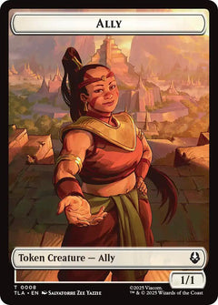 Ally (0008) // Clue (0016) Double-Sided Token [Avatar: The Last Airbender Tokens]-1