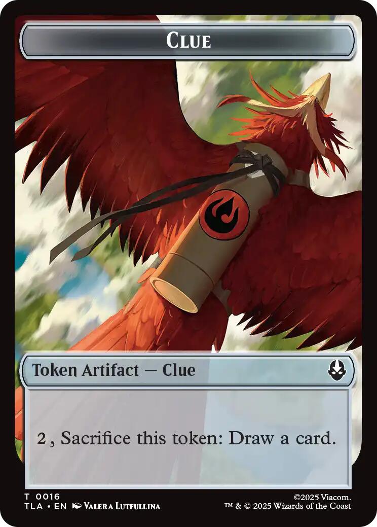 Ally (0008) // Clue (0016) Double-Sided Token [Avatar: The Last Airbender Tokens]-2