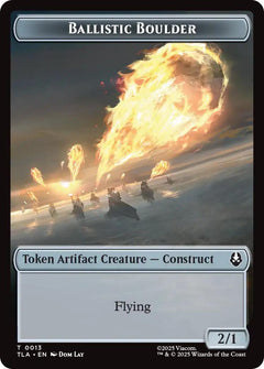 Ballistic Boulder // Soldier (0011) Double-Sided Token [Avatar: The Last Airbender Tokens]-1