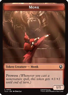 Monk // Food (0021) Double-Sided Token [Avatar: The Last Airbender Tokens]-4
