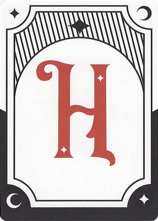 Letter Card - H [Secret Lair Countdown Kit]-1