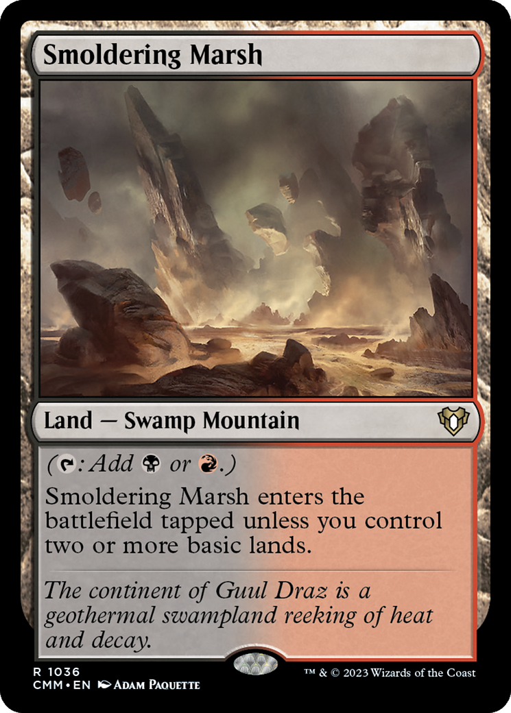 Smoldering Marsh [Commander Masters]-1
