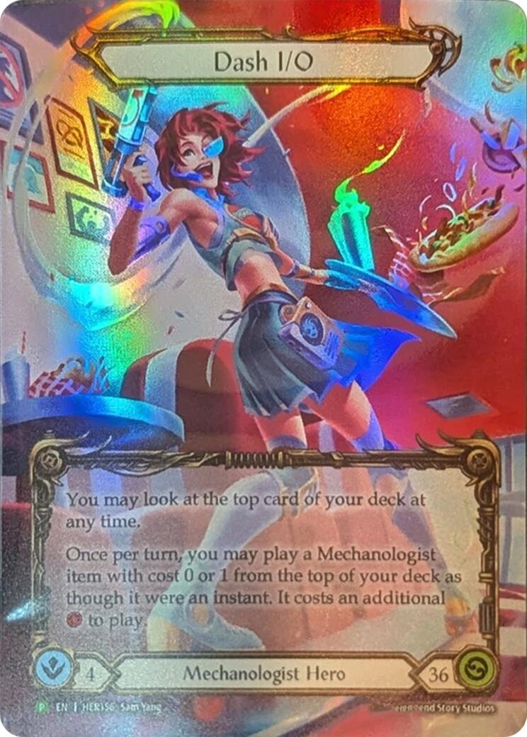 Dash I/O [HER0156] (Promo)  Rainbow Foil-1