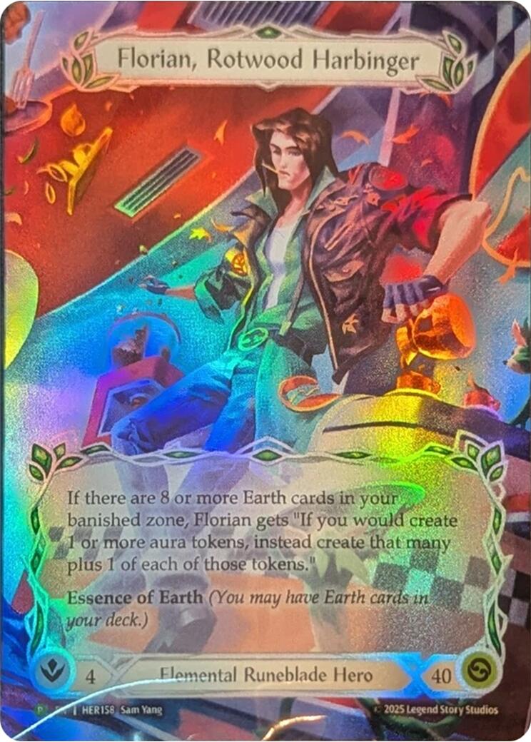 Florian, Rotwood Harbinger [HER158] (Promo)  Rainbow Foil-1