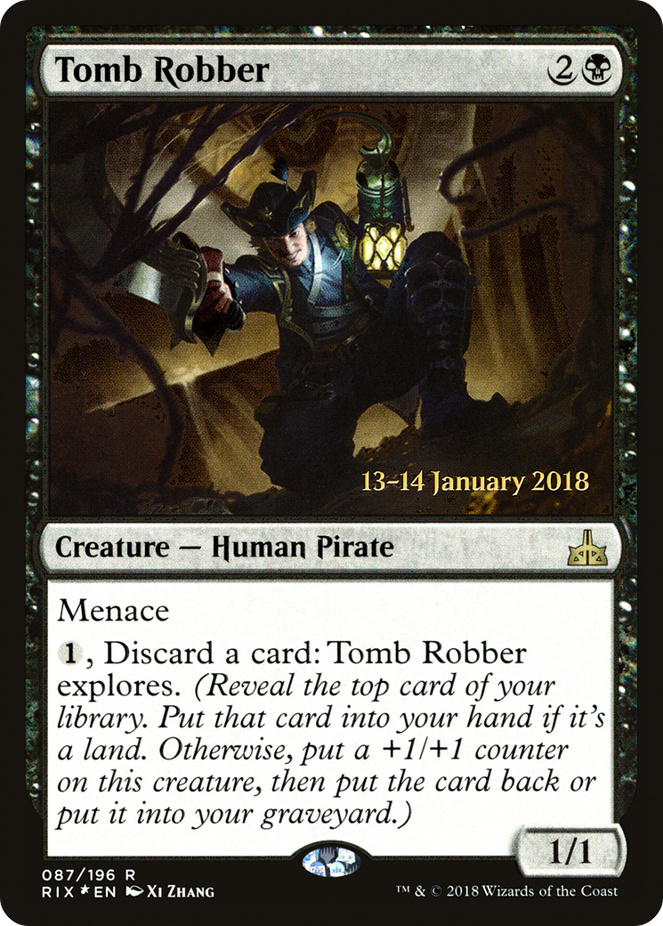 Tomb Robber [Rivals of Ixalan Prerelease Promos]-1