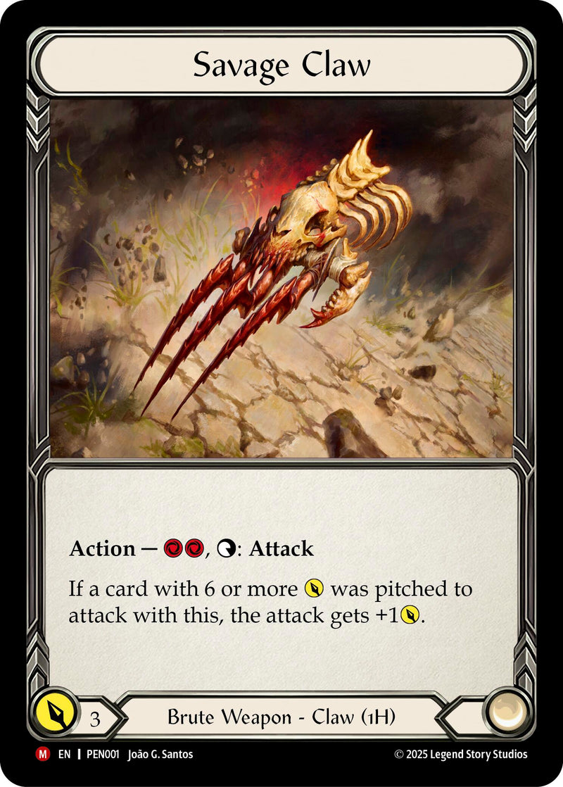 Savage Claw [PEN001] (Compendium of Rathe)-1
