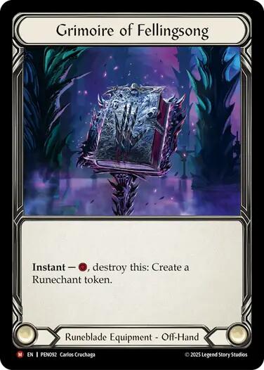 Grimoire of Fellingsong [PEN092] (Compendium of Rathe)-1