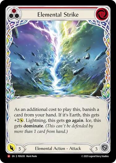 Elemental Strike [PEN205] (Compendium of Rathe)  Rainbow Foil-1