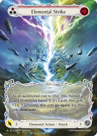 Elemental Strike - FAB425 (FAB425) - Flesh and Blood: Promo Cards Cold Foil-1