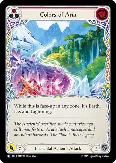 Colors of Aria [PEN206] (Compendium of Rathe)  Rainbow Foil-1