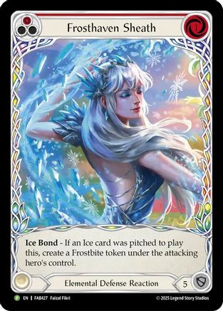 Frosthaven Sheath - FAB427 (FAB427) - Flesh and Blood: Promo Cards Rainbow Foil-1