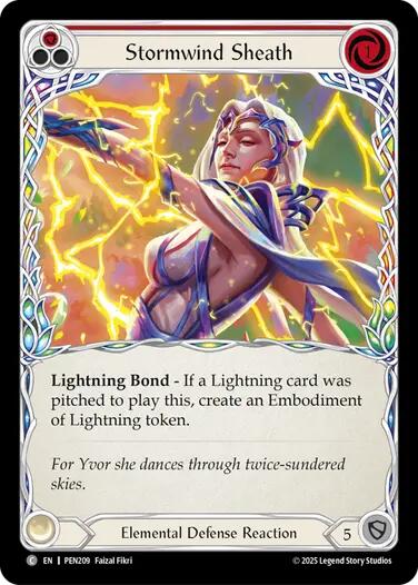Stormwind Sheath [PEN209] (Compendium of Rathe)  Rainbow Foil-1