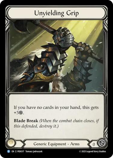 Unyielding Grip [PEN317] (Compendium of Rathe)  Cold Foil-1