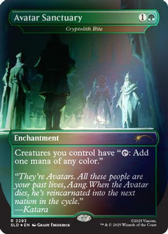 Avatar Sanctuary - Cryptolith Rite (Rainbow Foil) (SLD-2293) - Secret Lair Drop Series Foil-1