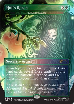 Huu's Reach - Kodama's Reach (Rainbow Foil) (SLD-2294) - Secret Lair Drop Series Foil-1