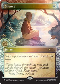 Silence (2300) (Rainbow Foil) (SLD-2300) - Secret Lair Drop Series Foil-1