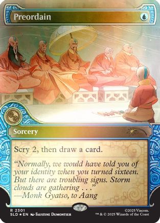 Preordain (2301) (Rainbow Foil) (SLD-2301) - Secret Lair Drop Series Foil-1