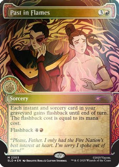 Past in Flames (Rainbow Foil) (SLD-2303) - Secret Lair Drop Series Foil-1